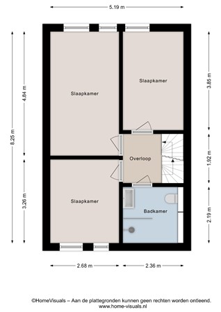 Beekberg 92, 7772 DS Hardenberg - Eerste verdieping - 2D.jpg