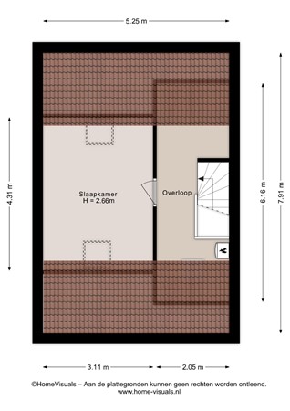 Boekweitstraat 41, 7776 BH Slagharen - Tweede verdieping - 2D.jpg