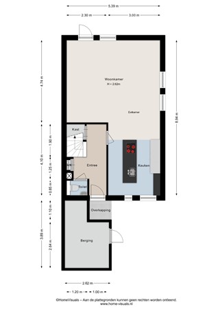 Paasberg 28, 7772 DH Hardenberg - Begane grond - 2D.jpg