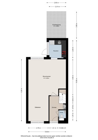 Grasklokje 10, 7772 NP Hardenberg - Begane grond - 2D.jpg