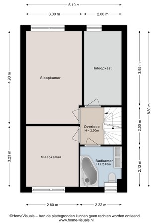 Grasklokje 10, 7772 NP Hardenberg - Eerste verdieping - 2D.jpg
