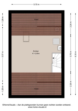 Grasklokje 10, 7772 NP Hardenberg - Zolder - 2D.jpg