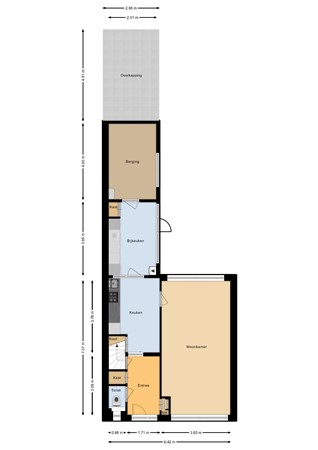 Saturnusstraat 9, 7782 RL De Krim - Begane grond - 2D.jpg