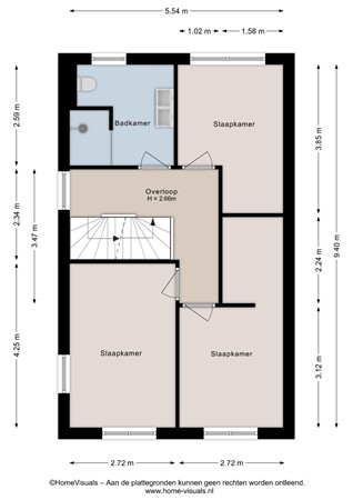 Het Spijk 14, 7783 GK Gramsbergen - Eerste verdieping - 2D.jpg
