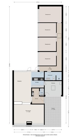 Meteoorplein 6, 7771 ED Hardenberg - Begane grond - 2D.jpg
