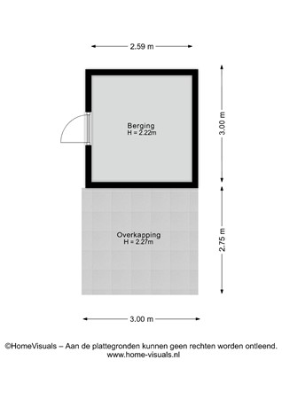 Van Laarstraat 6, 7773 AD Hardenberg - Berging - 2D.jpg