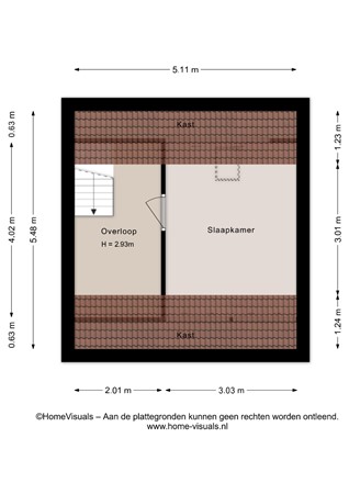 Klaproos 42, 7772 LH Hardenberg - Tweede verdieping - 2D.jpg