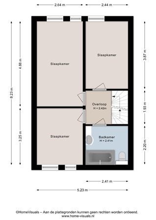 Beekberg 73, 7772 DS Hardenberg - Eerste verdieping - 2D.jpg