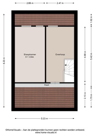 Beekberg 73, 7772 DS Hardenberg - Tweede verdieping - 2D.jpg
