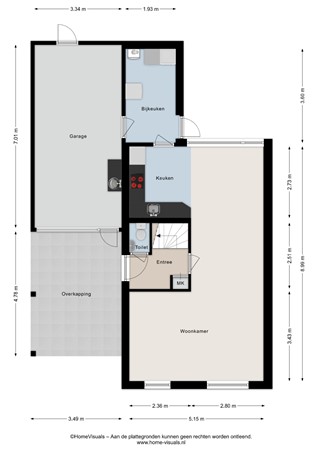 Ganzebloem 9, 7772 LM Hardenberg - Begane grond - 2D.jpg