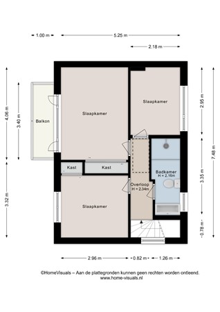 Lage Gaardenstraat 29, 7772 CK Hardenberg - Eerste verdieping - 2D.jpg