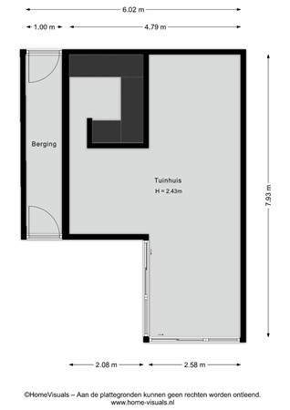 Saturnusstraat 11, 7782 RL De Krim - Tuinhuis - 2D.jpg