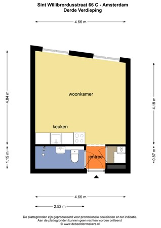 Medium property photo - Sint Willibrordusstraat 66C, 1073 VD Amsterdam
