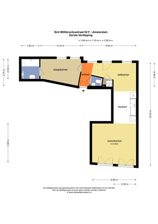 Medium property photo - Sint Willibrordusstraat 62F, 1073 VD Amsterdam