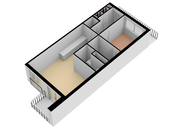Floorplan - De Nieuwe Defensie | Appartement Bouwnummer 347, 3527 KW Utrecht
