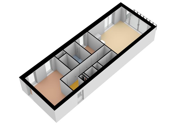 Floorplan - De Nieuwe Defensie | Appartement L Bouwnummer 302, 3527 KW Utrecht