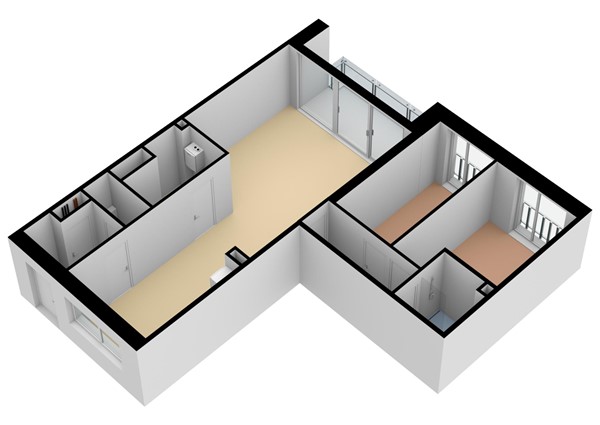 Floorplan - De Nieuwe Defensie | Appartement L Bouwnummer 376, 3527 KW Utrecht