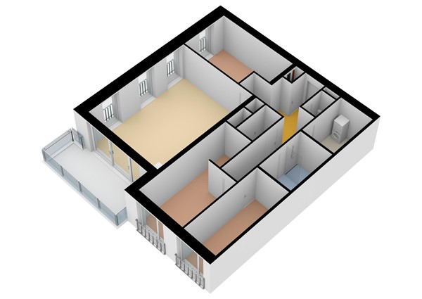 Floorplan - De Nieuwe Defensie | Appartement XL Bouwnummer 368, 3527 KW Utrecht