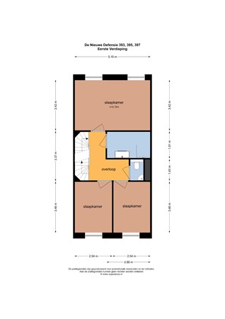 Floorplan - De Nieuwe Defensie | Eengezinswoning L Bouwnummer 395, 3527 KW Utrecht