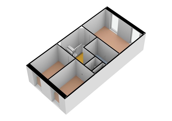 Floorplan - De Nieuwe Defensie | Eengezinswoning L Bouwnummer 397, 3527 KW Utrecht