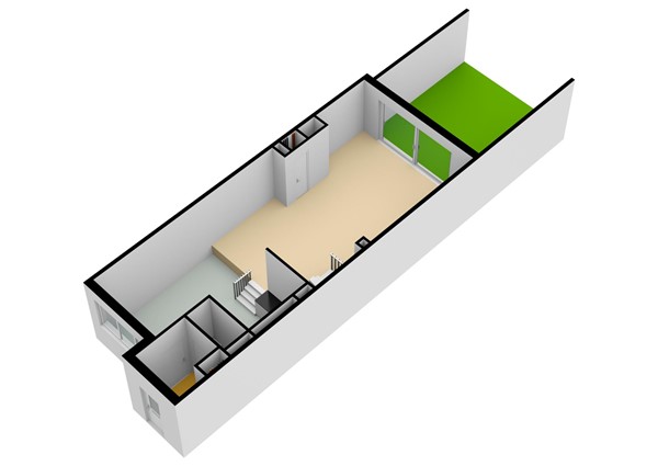 Floorplan - De Nieuwe Defensie | Tuinwoning Bouwnummer 319, 3527 KW Utrecht