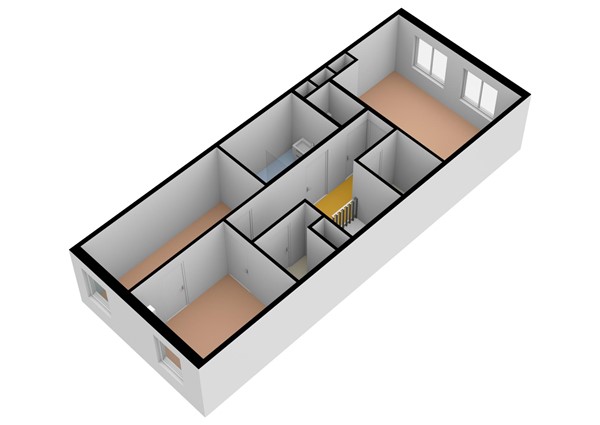 Floorplan - De Nieuwe Defensie | Tuinwoning Bouwnummer 323, 3527 KW Utrecht