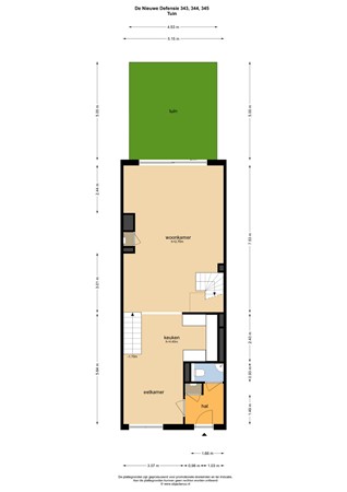 Floorplan - De Nieuwe Defensie | Tuinwoning Bouwnummer 344, 3527 KW Utrecht