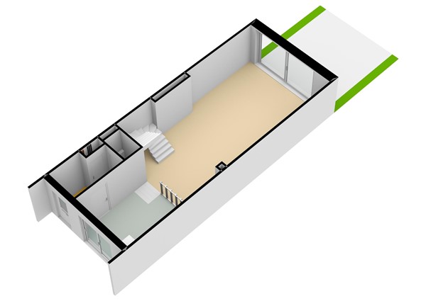 Floorplan - De Nieuwe Defensie | Tuinwoning Bouwnummer 384, 3527 KW Utrecht