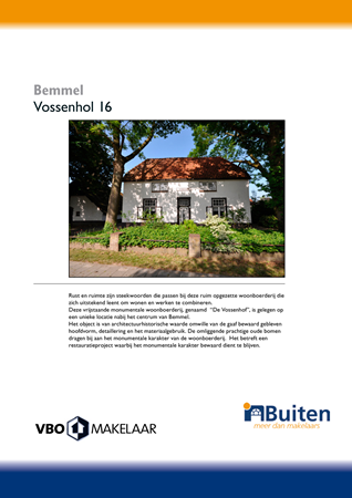 Brochure preview - Brochure Vossenhol 16 - Bemmel.pdf