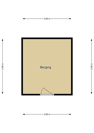 Floorplan - Vossenlaan 442, 6532 BL Nijmegen