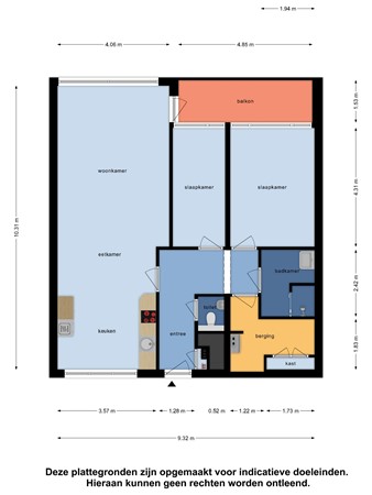 Floorplan - Marialaan 366, 6541 RR Nijmegen