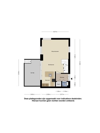 Floorplan - Laauwikstraat 59C, 6663 CG Lent