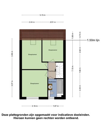 Floorplan - Gravekamp 14, 6851 NL Huissen