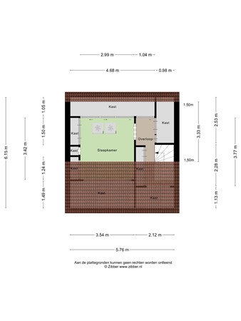 Floorplan - Eigen Heim 8, 6931 TT Westervoort