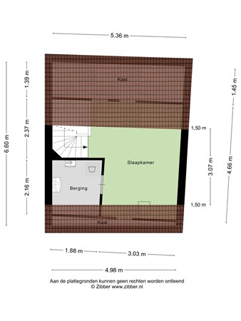 Floorplan - Slottuin 168, 6642 DH Beuningen