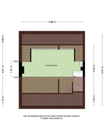 Floorplan - Thomas van Heereveldstraat 2A, 6551 AP Weurt