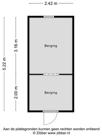 Floorplan - Thomas van Heereveldstraat 2A, 6551 AP Weurt