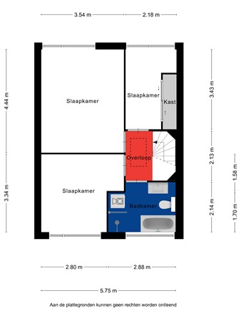 Floorplan - Oudergemstraat 27, 4826 PG Breda