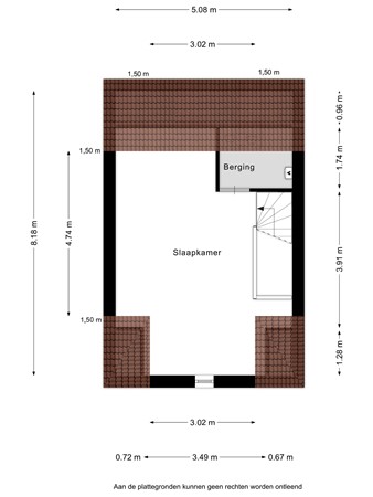 Floorplan - Kruisstraat 49, 4926 AG Lage Zwaluwe