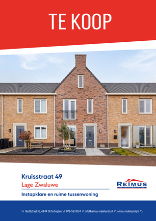Brochure preview - BROCHURE  - Kruisstraat 49 - Lage Zwaluwe.pdf