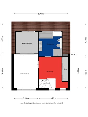 Floorplan - Ravensnest 20, 4844 TT Terheijden