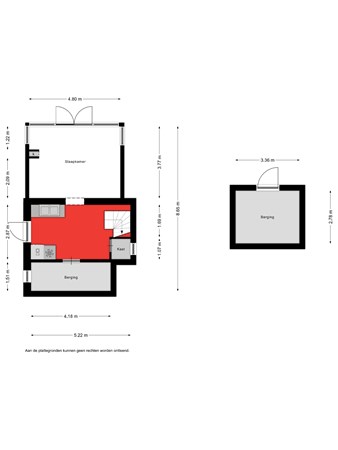 Floorplan - Bloemendaalse Zeedijk 57, 4926 PE Lage Zwaluwe