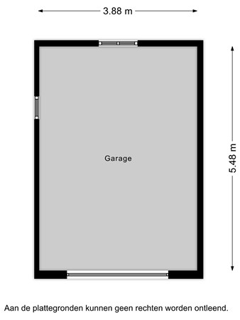 Floorplan - Bloemendaalse Zeedijk 57, 4926 PE Lage Zwaluwe