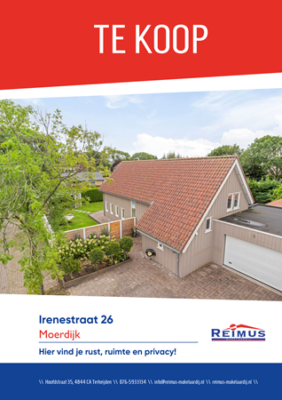 Brochure preview - BROCHURE Irenestraat 26 Moerdijk.pdf