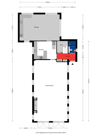 Floorplan - Irenestraat 26, 4782 AJ Moerdijk