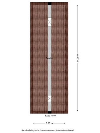 Floorplan - Irenestraat 26, 4782 AJ Moerdijk