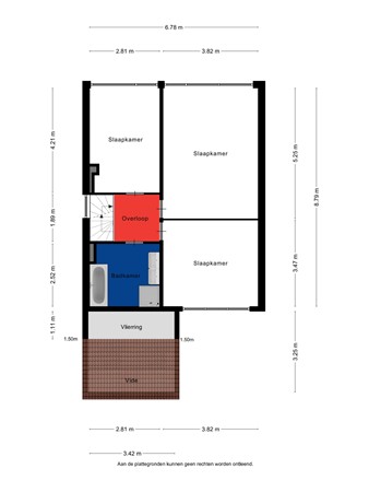 Floorplan - Ganzenweel 14, 4844 TJ Terheijden