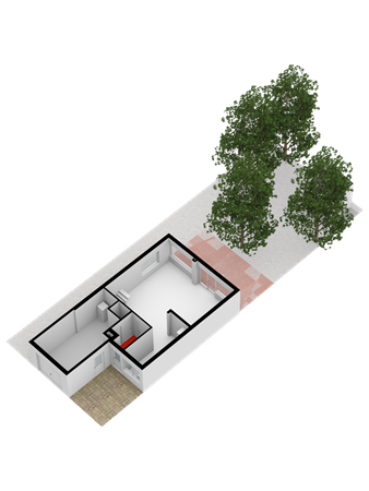 Floorplan - Ganzenweel 14, 4844 TJ Terheijden