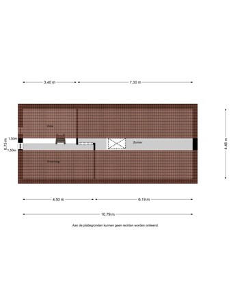 Floorplan - Buntlaar 34, 4844 TP Terheijden