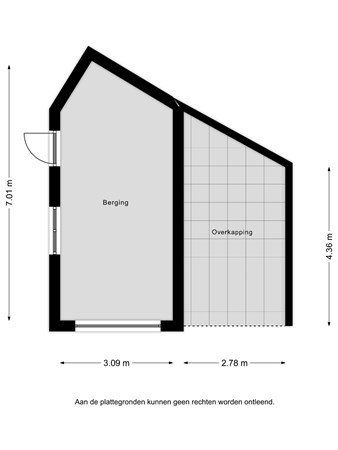 Floorplan - Buntlaar 34, 4844 TP Terheijden